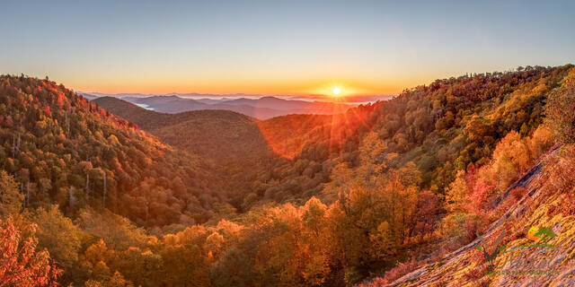East Fork Overlook Sunrise print