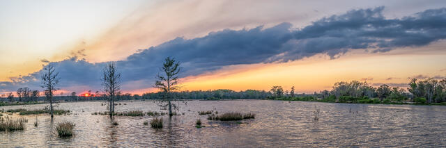 Streaming Clouds Sunset print