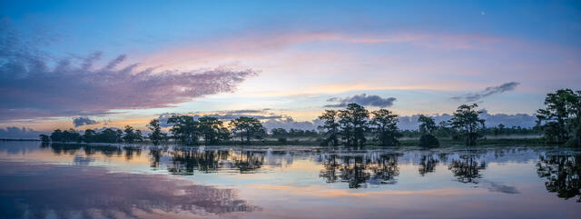 Dawn on the River print