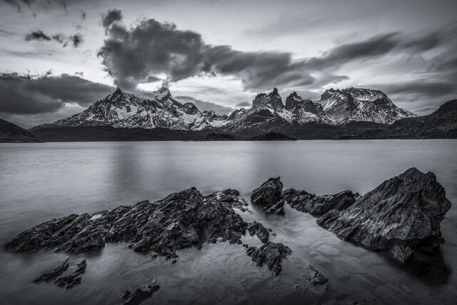 Cerro Paine Grande and Los Cuernos del Paine print